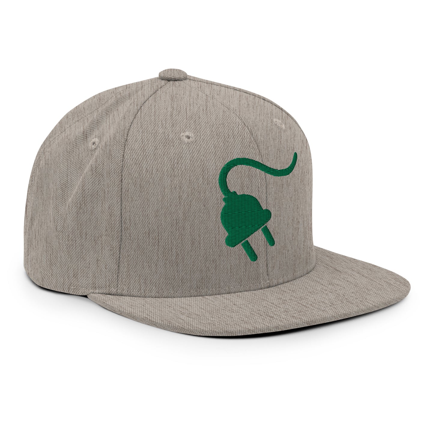 The Plug (Green) - Snapback Hat