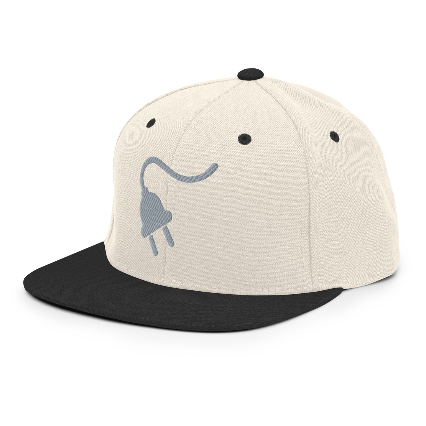 The Plug (Grey) - Snapback Hat