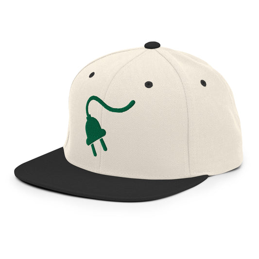 The Plug (Green) - Snapback Hat