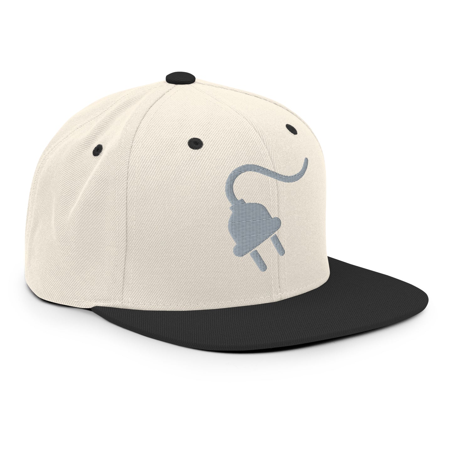 The Plug (Grey) - Snapback Hat