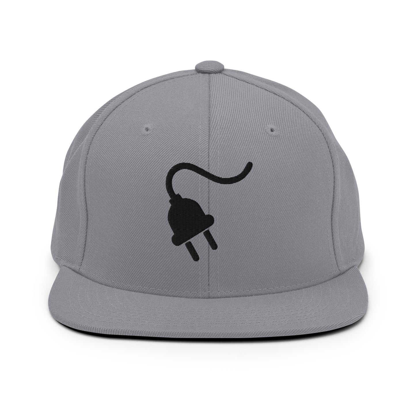 The Plug (Black) - Snapback Hat