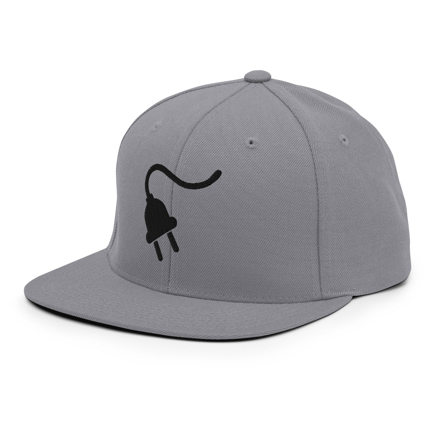 The Plug (Black) - Snapback Hat