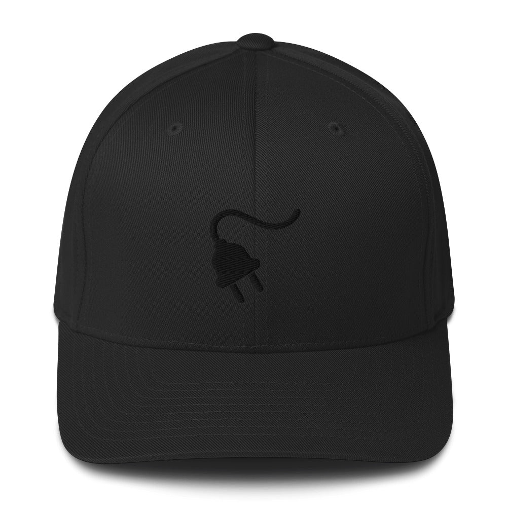 The Plug (Black) FlexFit Cap