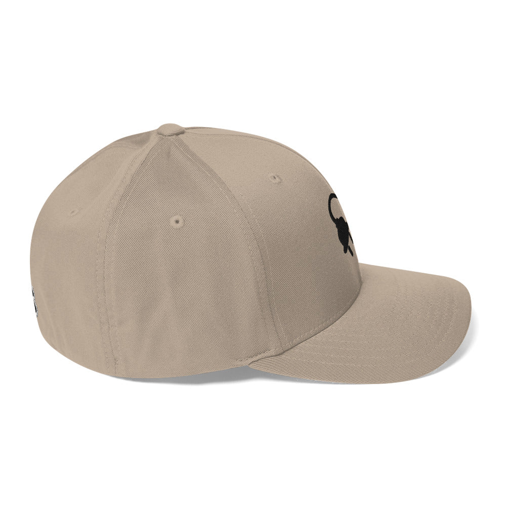 The Plug (Black) FlexFit Cap