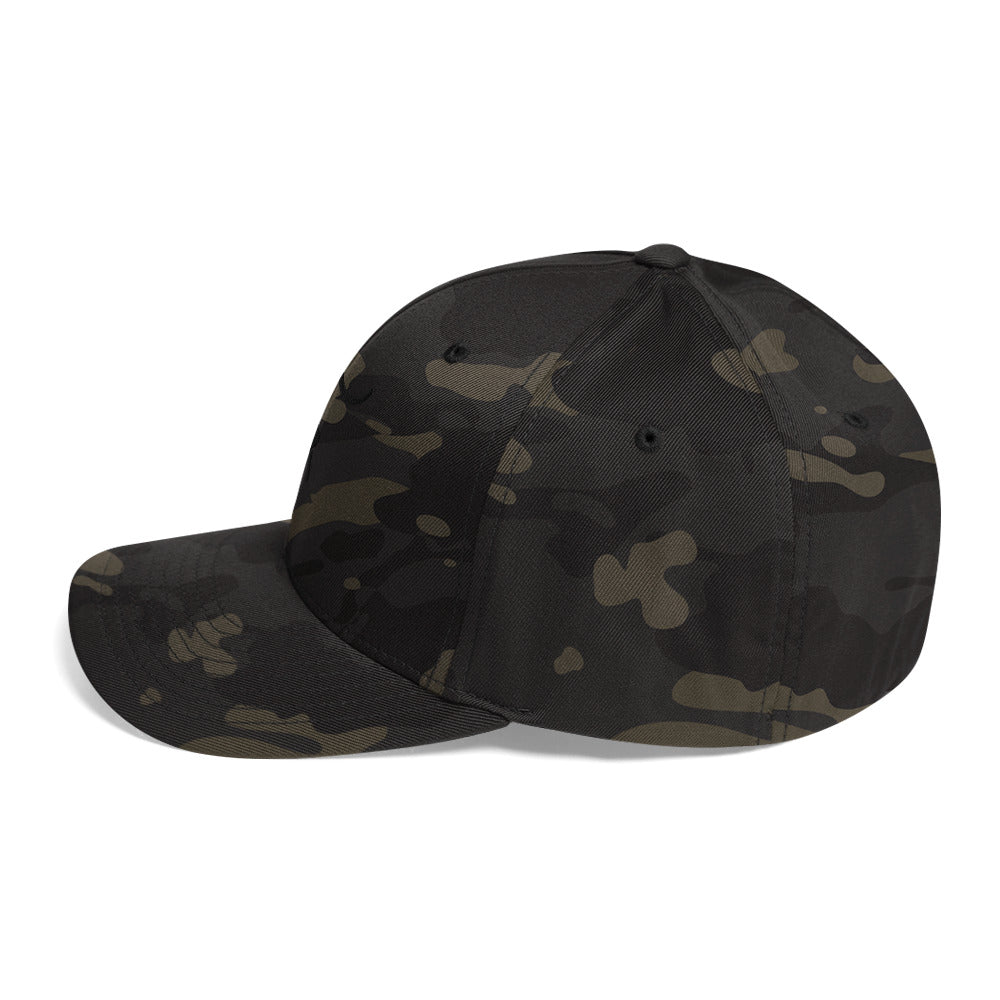 The Plug (Black) FlexFit Cap