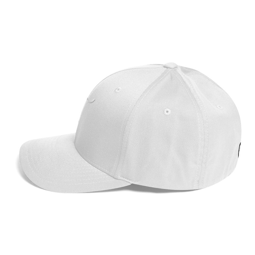 The Plug (White) FlexFit Cap