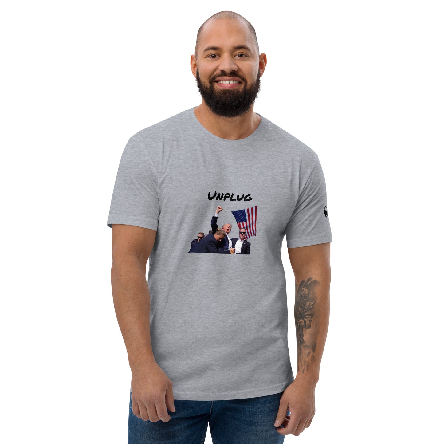 Trump Shot (Unplug) - Short Sleeve T-shirt