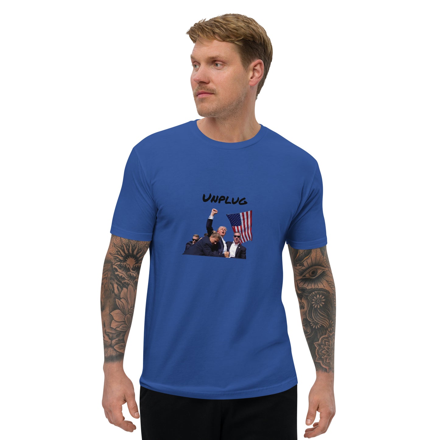 Trump Shot (Unplug) - Short Sleeve T-shirt