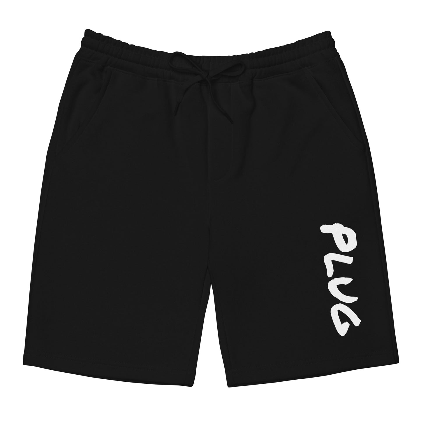 Plug (Black/Grey) - Men's fleece shorts