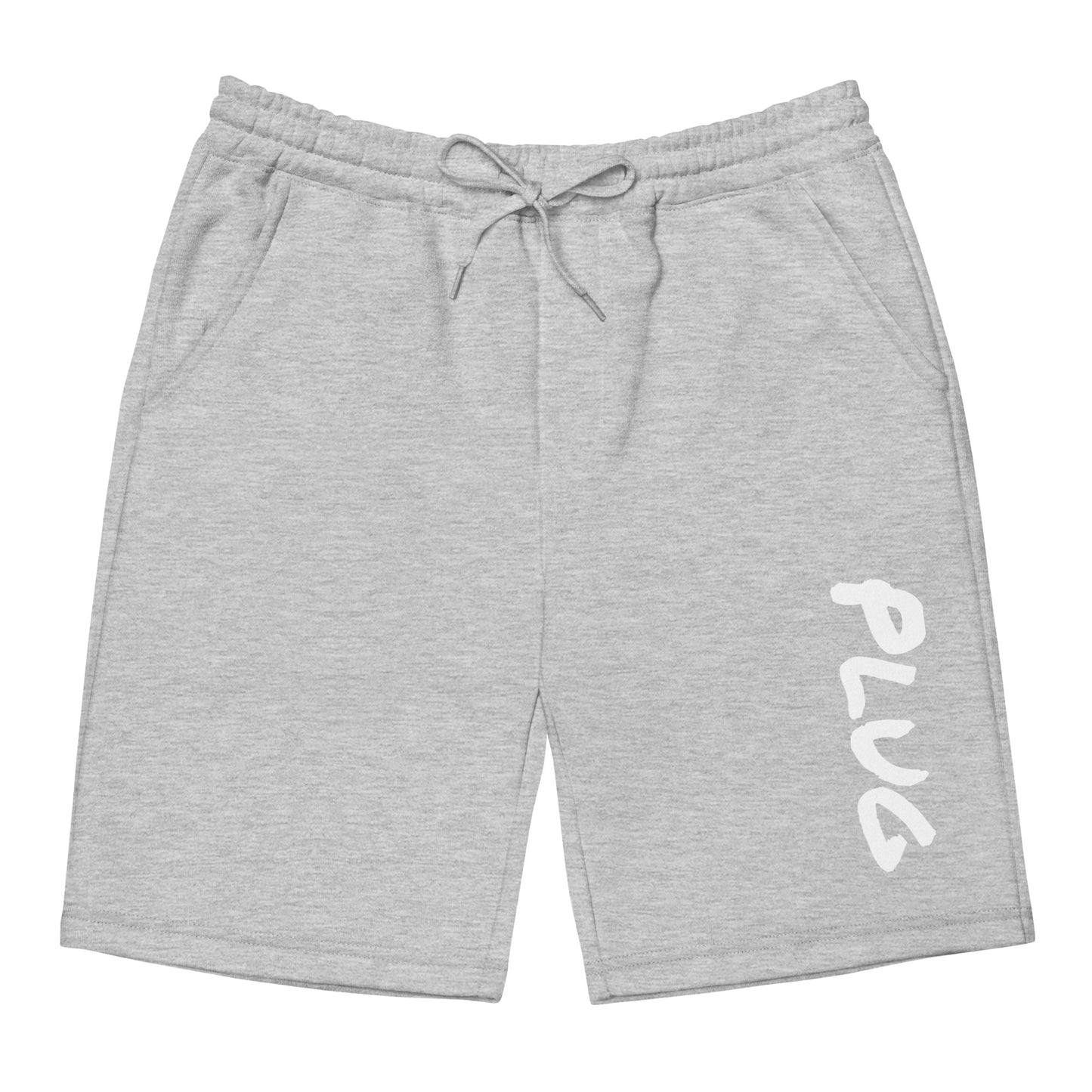 Plug (Black/Grey) - Men's fleece shorts