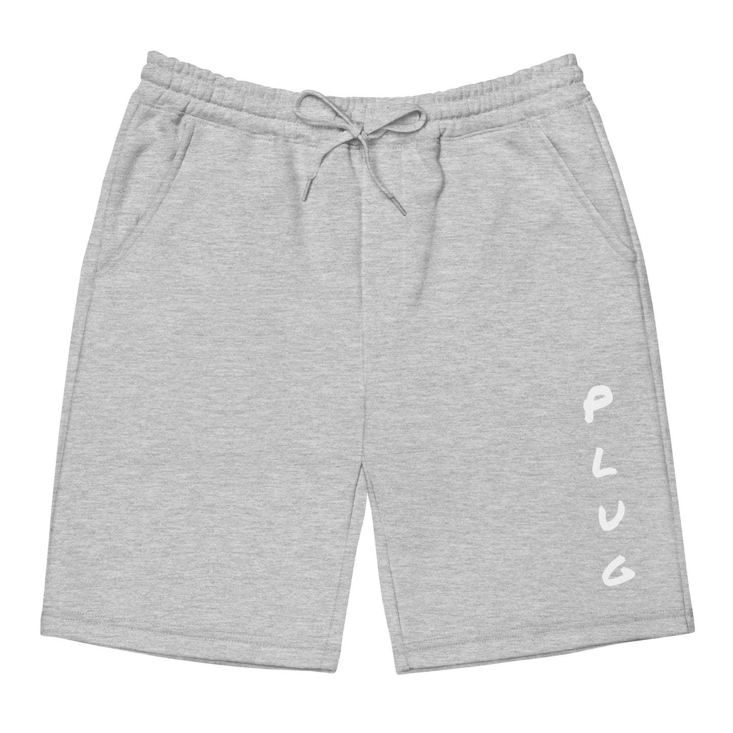 Plug (Black/Grey) - Men's fleece shorts