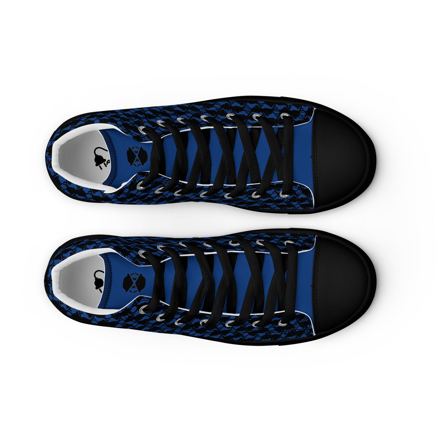 The Plug (Blue) - Men’s high top shoes