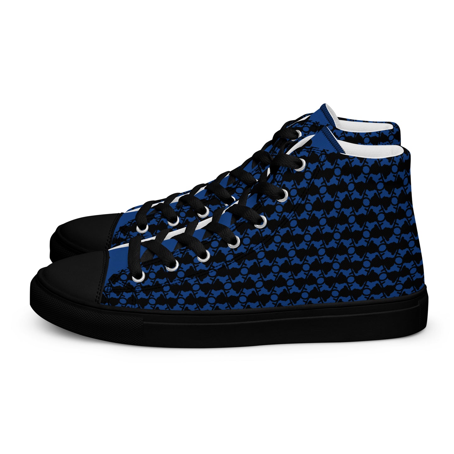 The Plug (Blue) - Men’s high top shoes