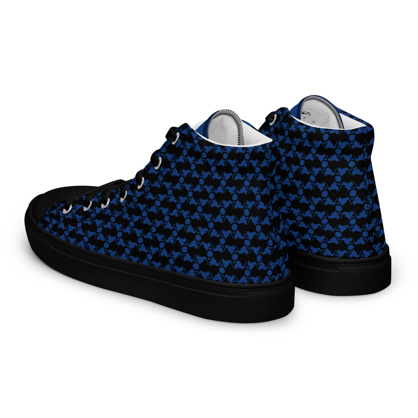 The Plug (Blue) - Men’s high top shoes