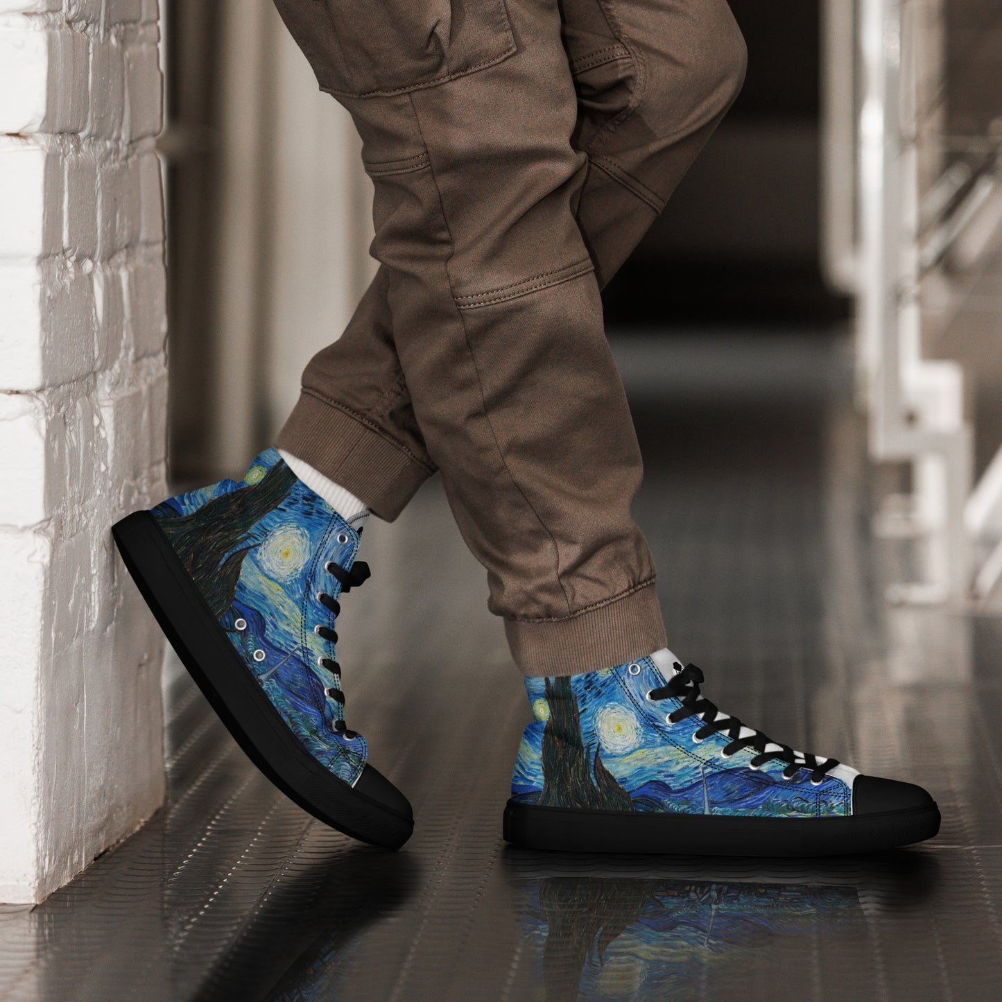 Plug Van Gogh - Men’s high top shoes
