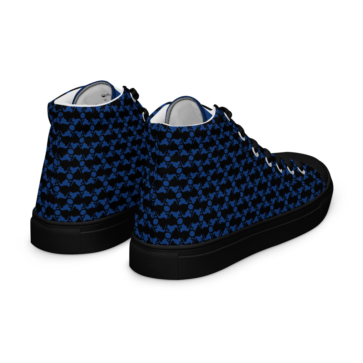 The Plug (Blue) - Men’s high top shoes