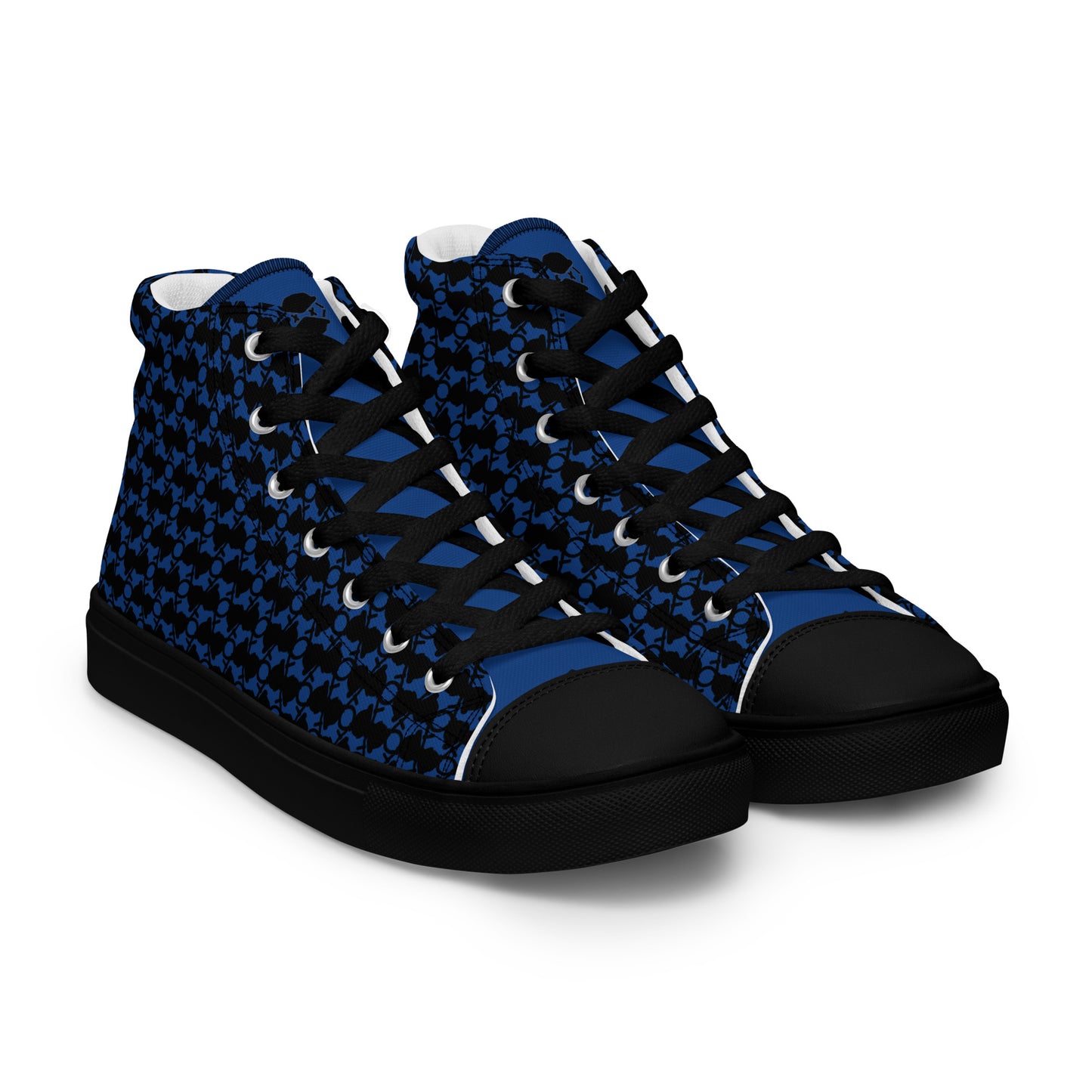 The Plug (Blue) - Men’s high top shoes