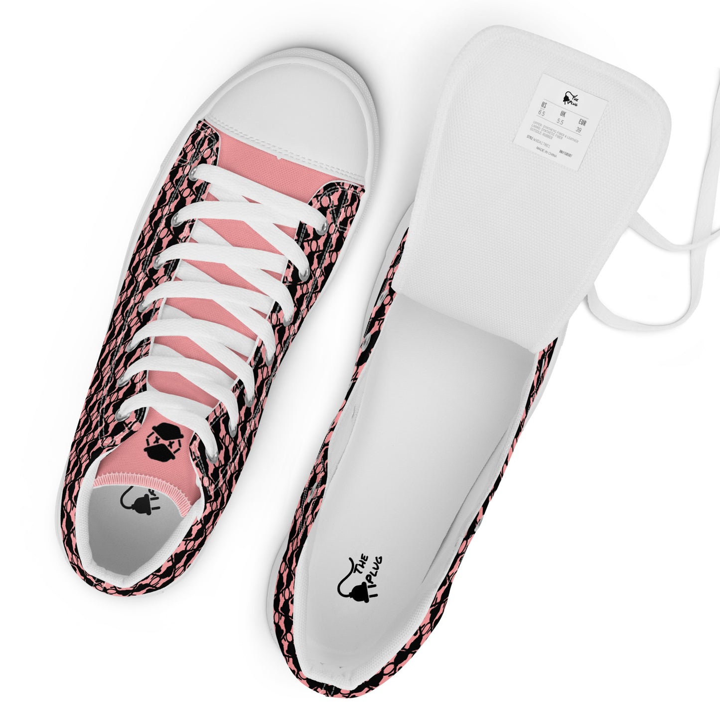 The Plug (Pink) - Men’s high top shoes