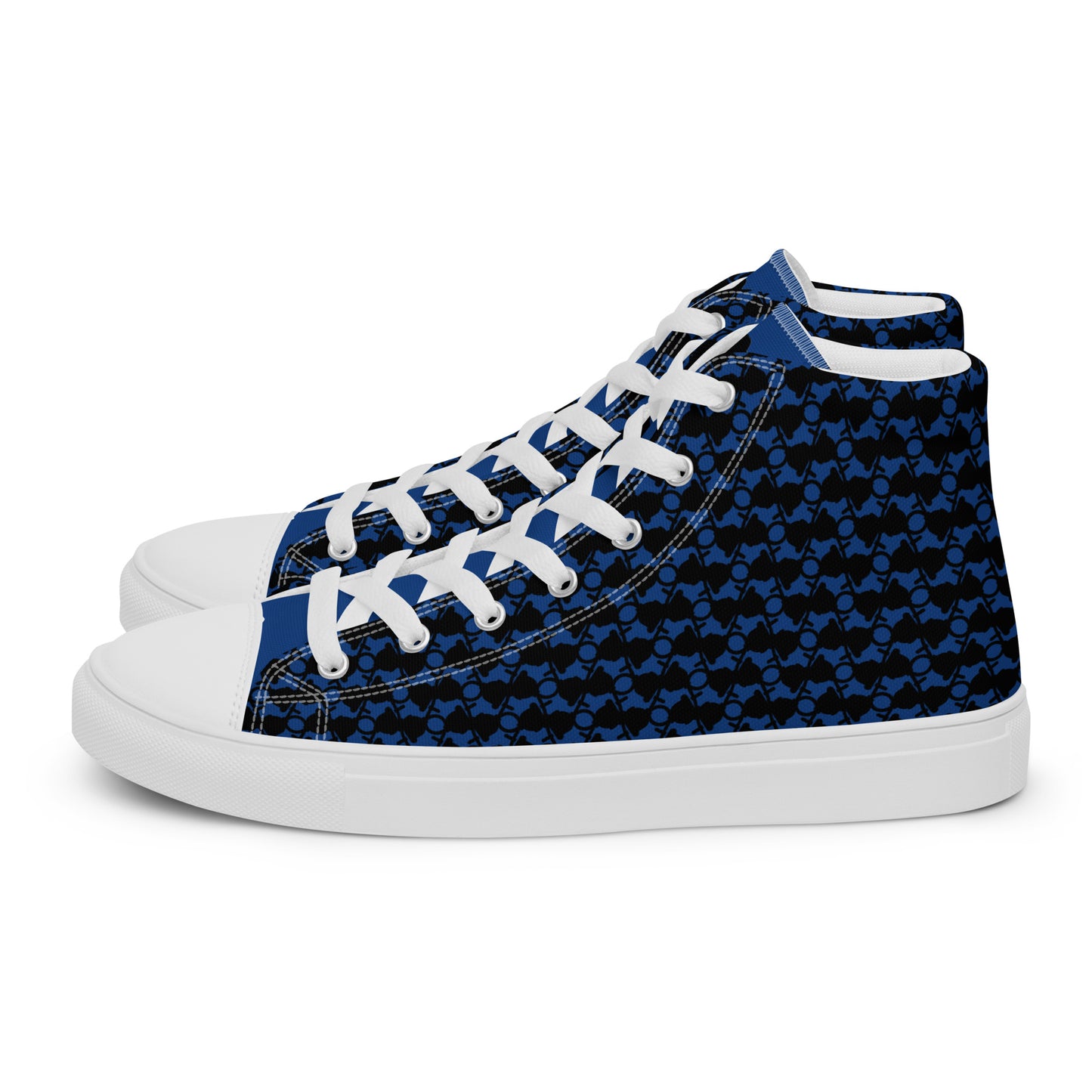 The Plug (Blue) - Men’s high top shoes