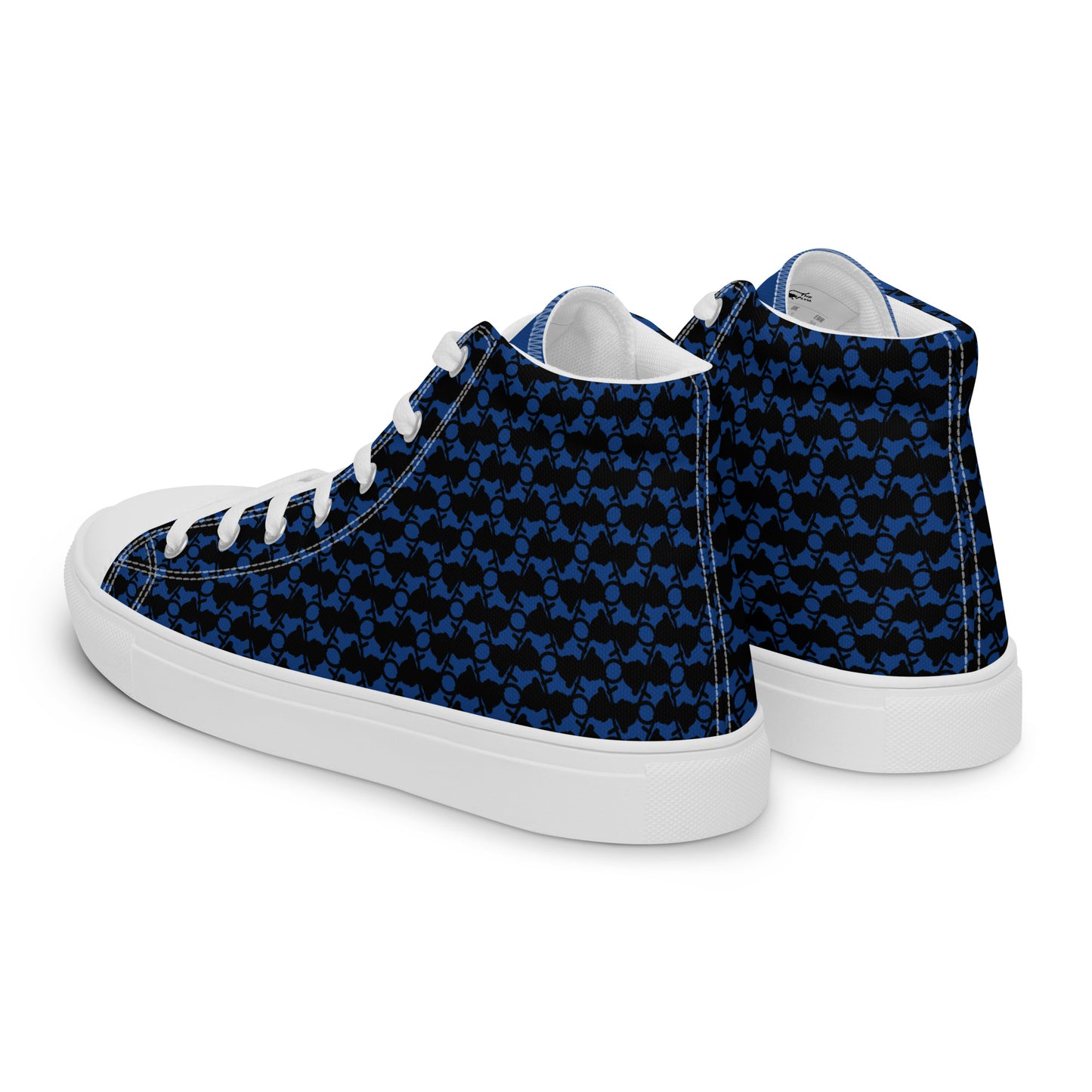 The Plug (Blue) - Men’s high top shoes