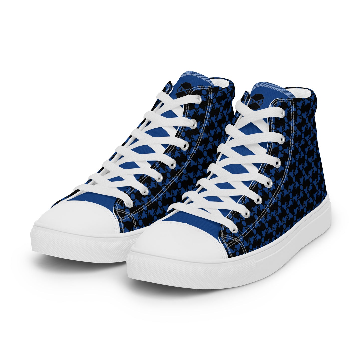 The Plug (Blue) - Men’s high top shoes