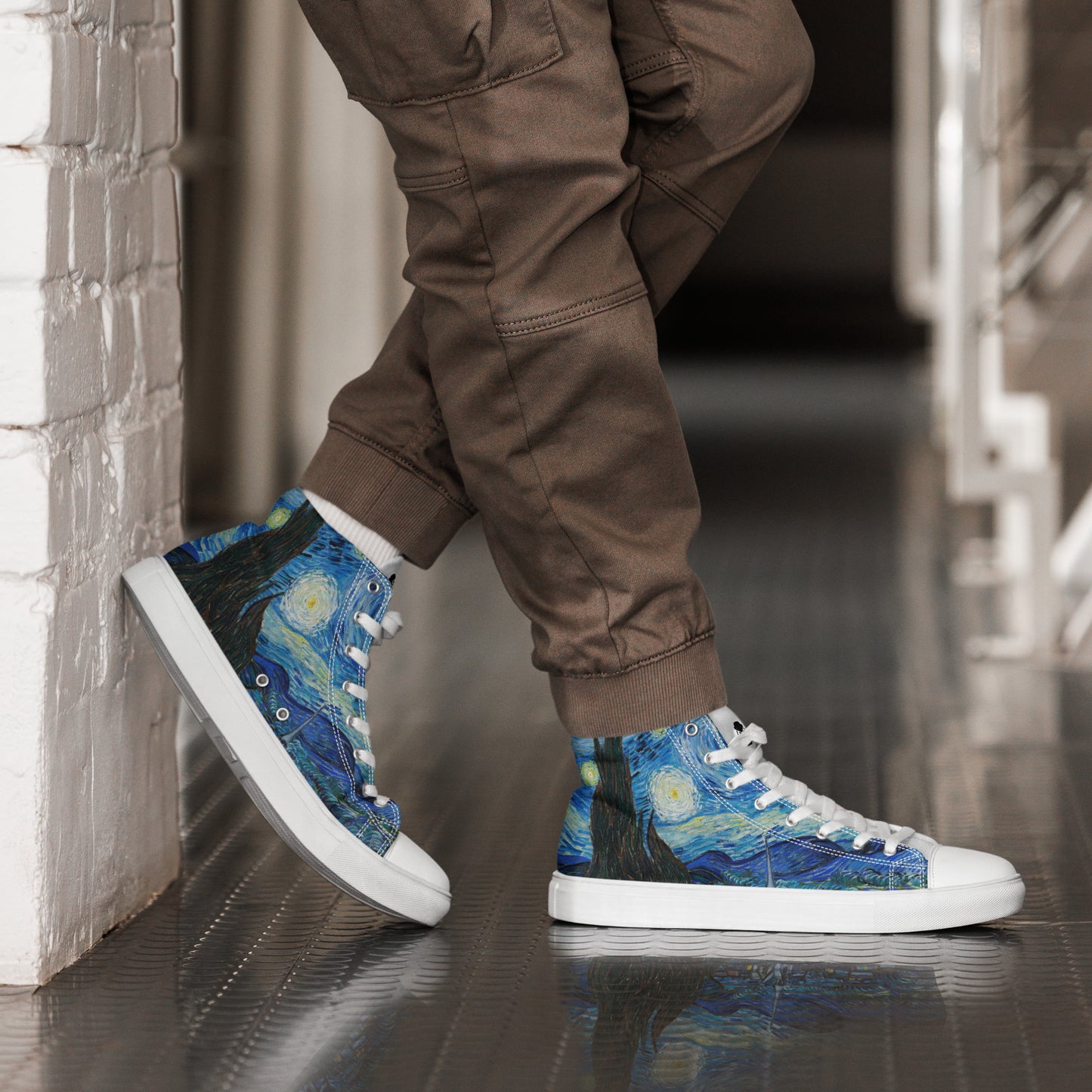 Plug Van Gogh - Men’s high top shoes