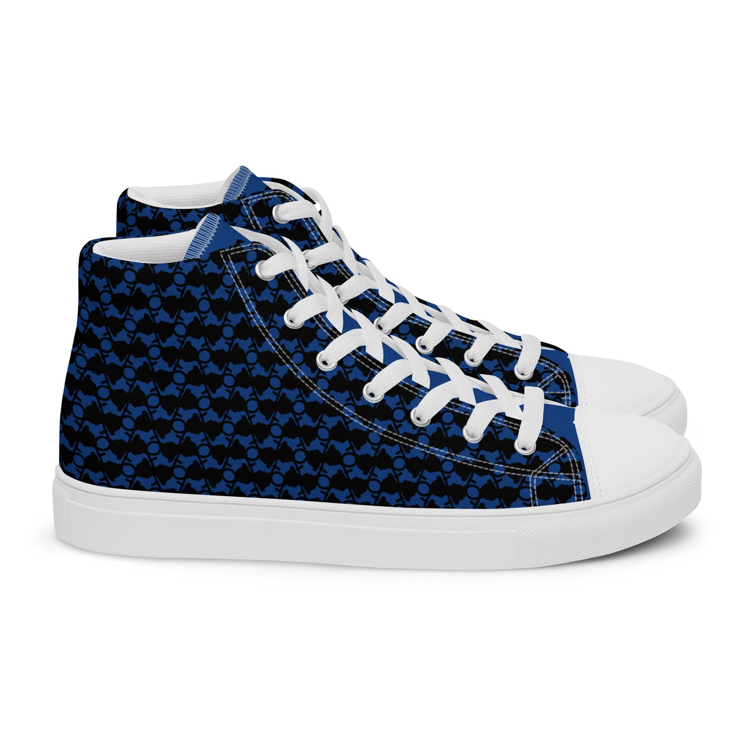 The Plug (Blue) - Men’s high top shoes