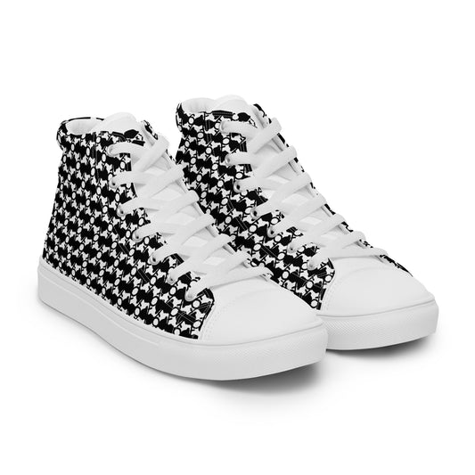 The Plug (White) - Men’s high top shoes