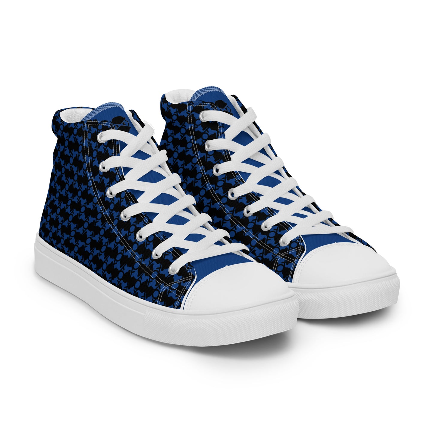 The Plug (Blue) - Men’s high top shoes